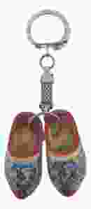Sleutelhanger 2 Rode Zool houten klompjes