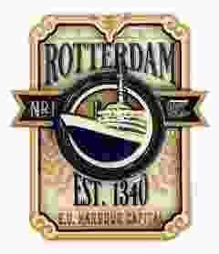 Koelkast Magneet Rotterdam Harbour City