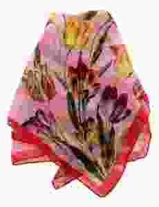 Sjaal "Roze Tulpen Sjaal" 