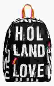 Rugzak Daniel - Holland Zwart / Wit