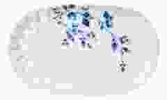 Serveerschaal "Blauw Vouw"