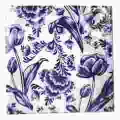 Servet "Blauwe Bloemen"