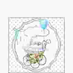 Pakje Servetten "Welkom Blauw" 25x25cm (20 stuks)