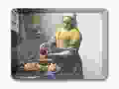 Dienblad "Het melkmeisje" door Johannes Vermeer, medium