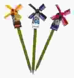 Set van 3 molen pennen