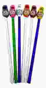 Potloden Gekleurde Klompjes, 6 stuks