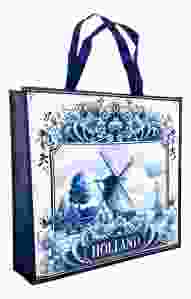 Shopper Windmolen Delfts Blauw