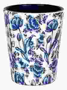 Shotglas "Vogels in Delfts blauw"