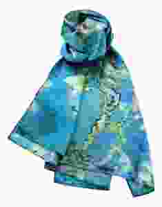 Sjaal "Amandelbloesem" - Satijn