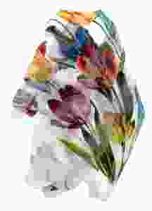 Sjaal "Witte Tulpen Sjaal" 