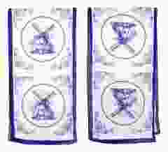 Scarf "Windmills" - Satin