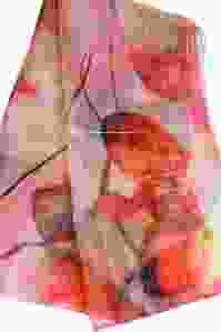 Dames sjaal transparant roze