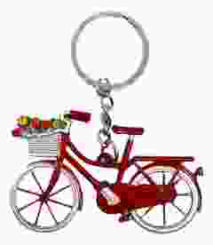 Sleutelhanger Fiets "Den Haag" , Rood