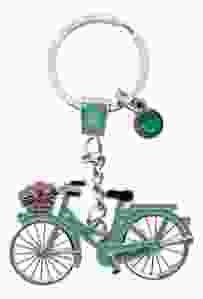 Sleutelhanger fiets met strass Holland - Groen