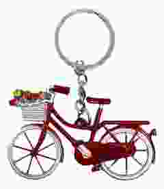 Sleutelhanger Fiets "Utrecht" , Rood