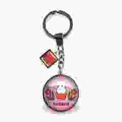 Sleutelhanger "Nijntje in Tulpenveld - Roze"