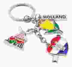 Keychain Heart of Holland Charm
