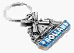 Keychain Windmill Holland Blue