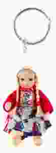 Sleutelhanger "Meisje in Rood Kostuum"