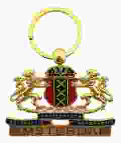 Sleutelhanger "Wapen van Amsterdam - Goud"