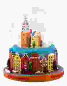 Waterbol Stadstafereel Amsterdam 6 cm S