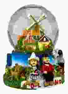 Waterbol paar op bankje 9 cm Holland