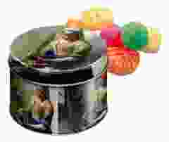 Lekkernij blik Melkmeisje met oud Hollands snoepgoed