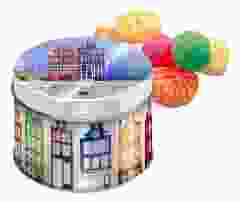 Candy tin Amsterdam Canal Houses