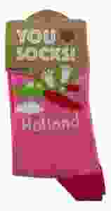 Kindersokken "Roze met Vliegtuig" 28-35