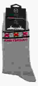 Lichtgrijze sokken "Amsterdam XXX"