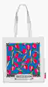 Katoenen Tas "Tulpen Gekleurd Amsterdam"