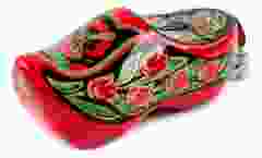 Spaarpot Klomp Rood/Goud