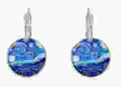 Starry night oorbellen