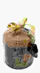 Stroopwafels Cadeau  "Amsterdam Holland Fiets Goud"