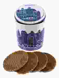 Stroopwafels in Amsterdamse voorraadpot