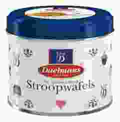 Stroopwafels in Delfts Blauw blik