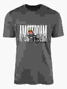 Unisex T-Shirt Me With Bike Amsterdam Groen