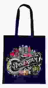 Katoenen Tas "Amsterdam Blauw Amsterdam"