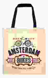 Shopper - Katoen "Bike City Amsterdam"