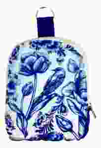Uitvouwbare tas "Delfts Blauw" in zakje