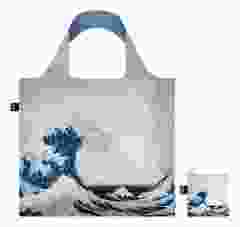 Loqi Opvouwbare Shopper "Great Wave, Hokusai"
