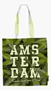Tas Katoen "Amsterdam Green Grass"