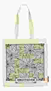 Tas Katoen "Wiet Blad Amsterdam"