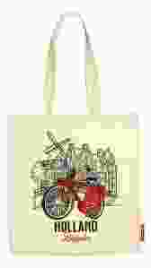 Katoenen Tas "Holland Fiets"