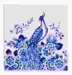 Tegel "Pauw" , 13 cm