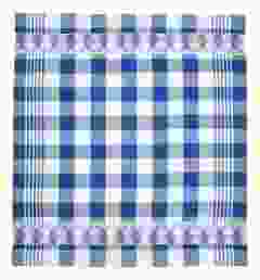 Theedoek Molens Blauw/Wit geblokt