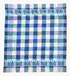 Theedoek "Grachtenpanden Blauw"