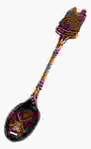 Theelepel in doosje - Amsterdamse huizen