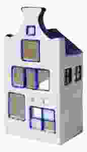 Waxinelichthouder Huisje 5 - Halsgevel- 13,5 cm