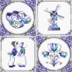 Pakje Servetten "Hollandse Traditie" (20 stuks)